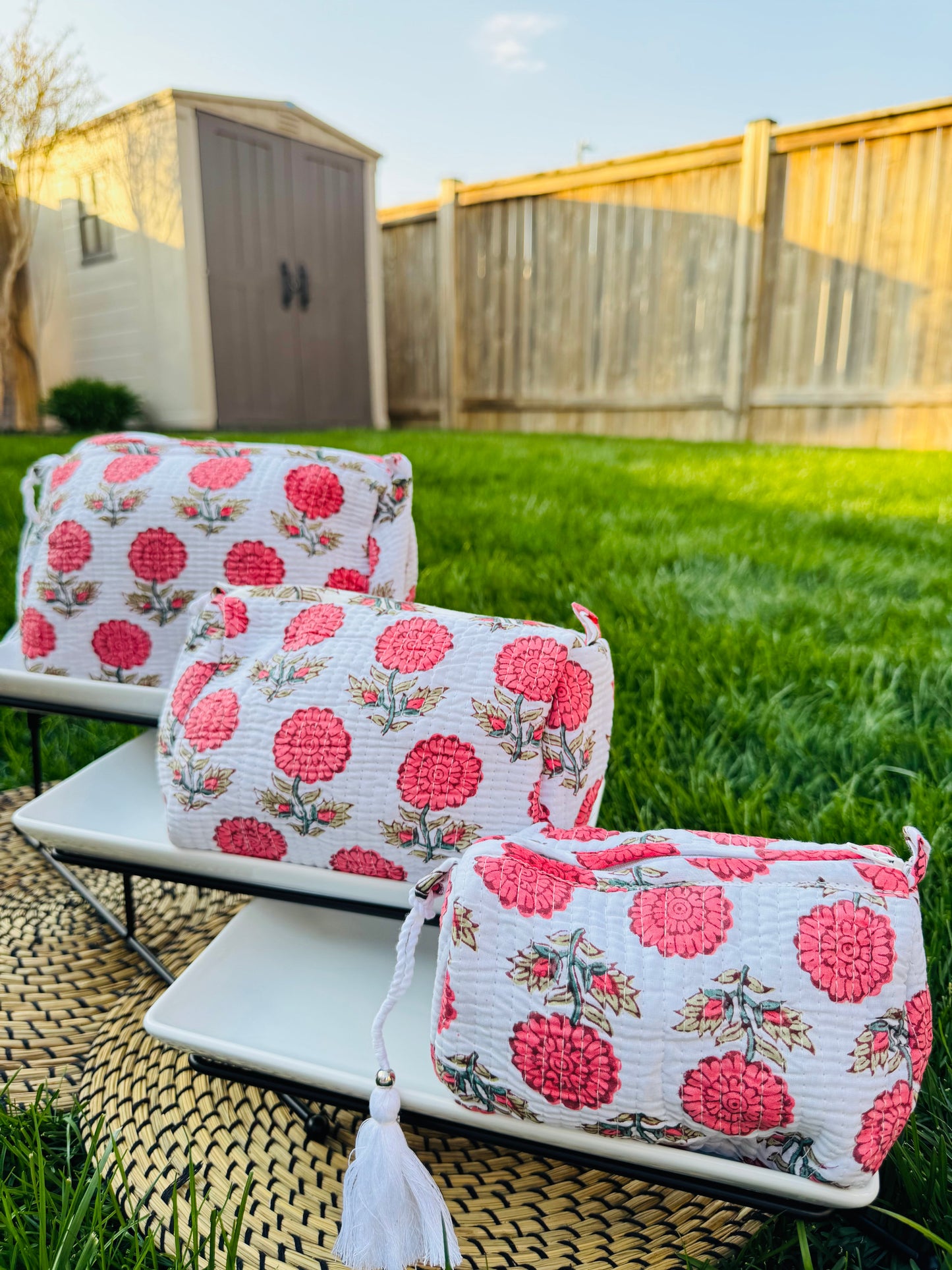 Cotton Travel Pouches