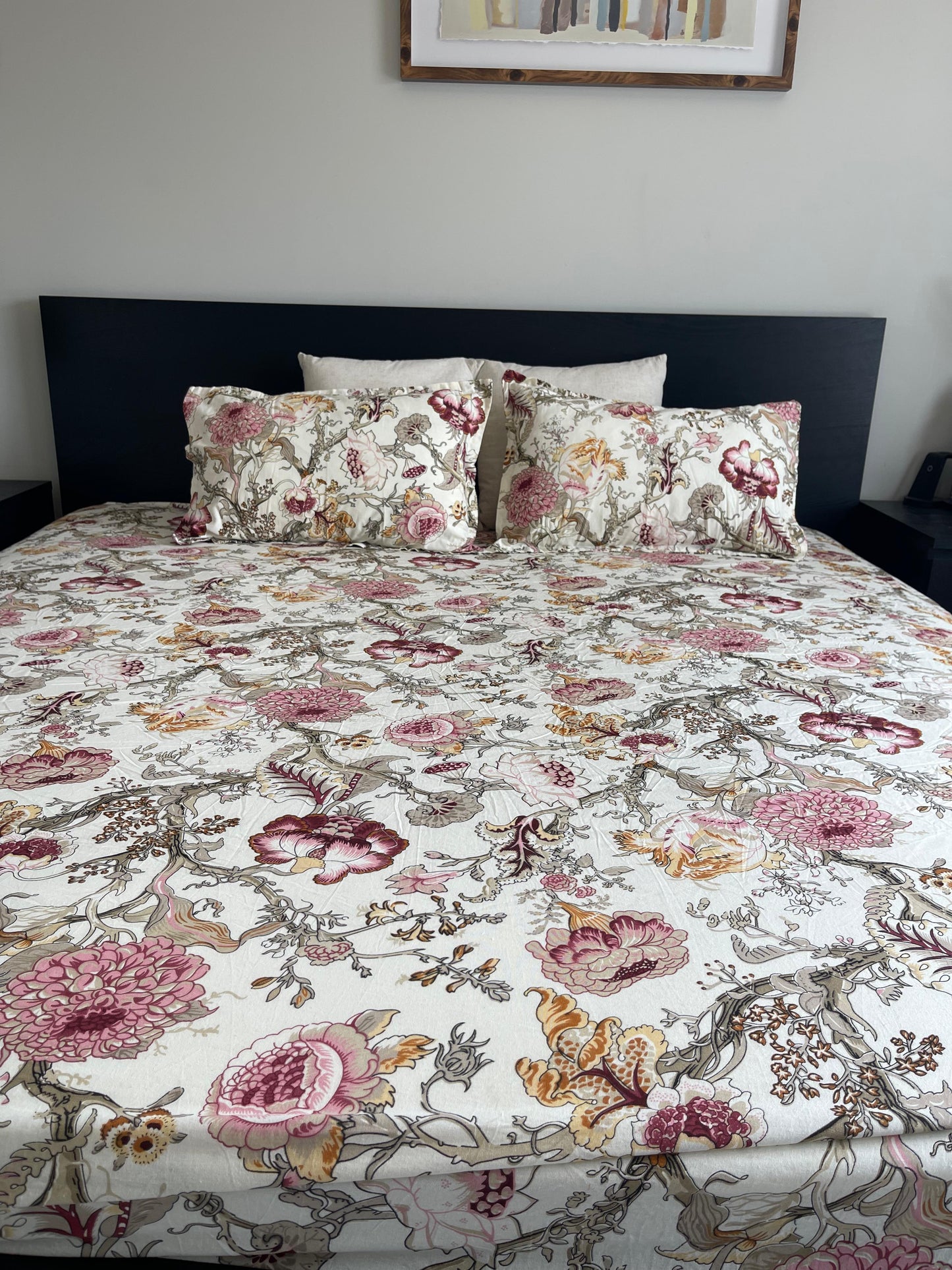 All-Over Printed Fitted Bedsheet Set