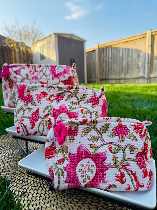 Cotton Travel Pouches