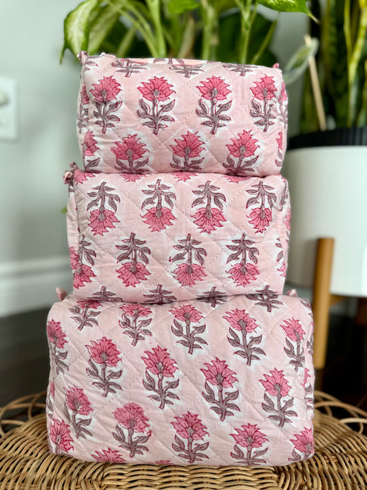 ( New) Travel Pouches- Set of 3