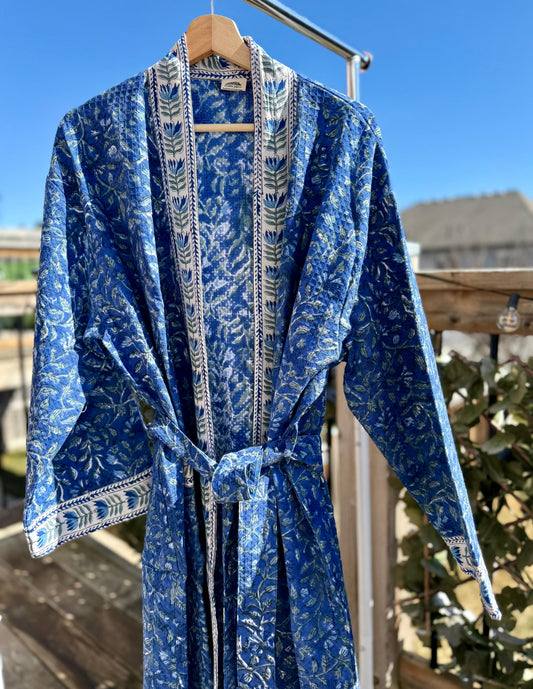 (New) Premium Waffle Cotton Bathrobe