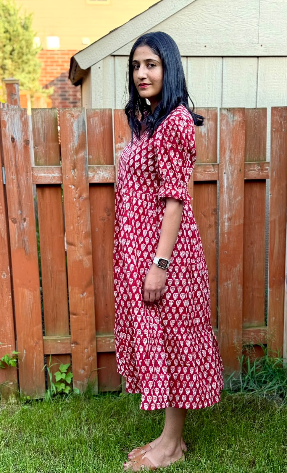 (New) Raaga Handblock Cotton Dress