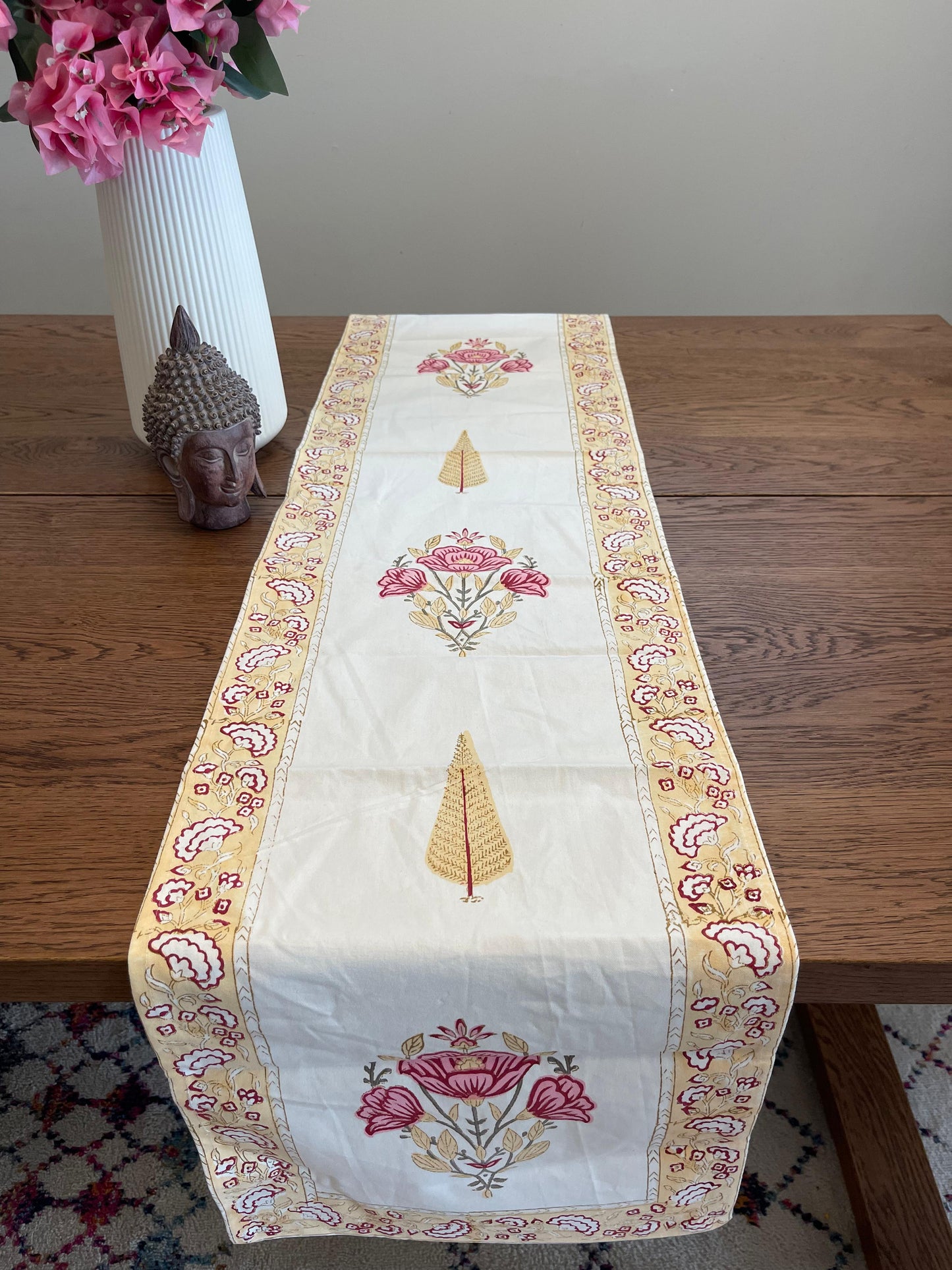 Hand Block Printed Table Runner