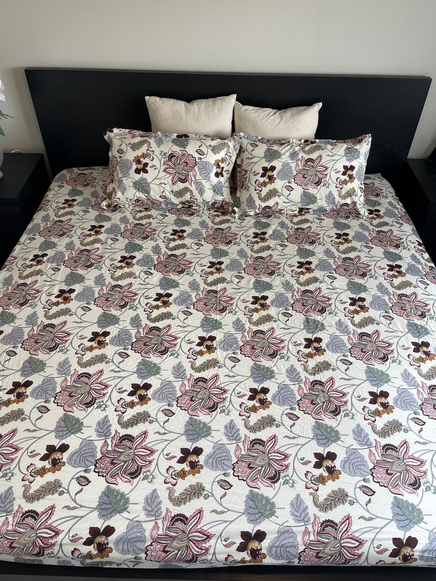 All-Over Printed Fitted Bedsheet Set