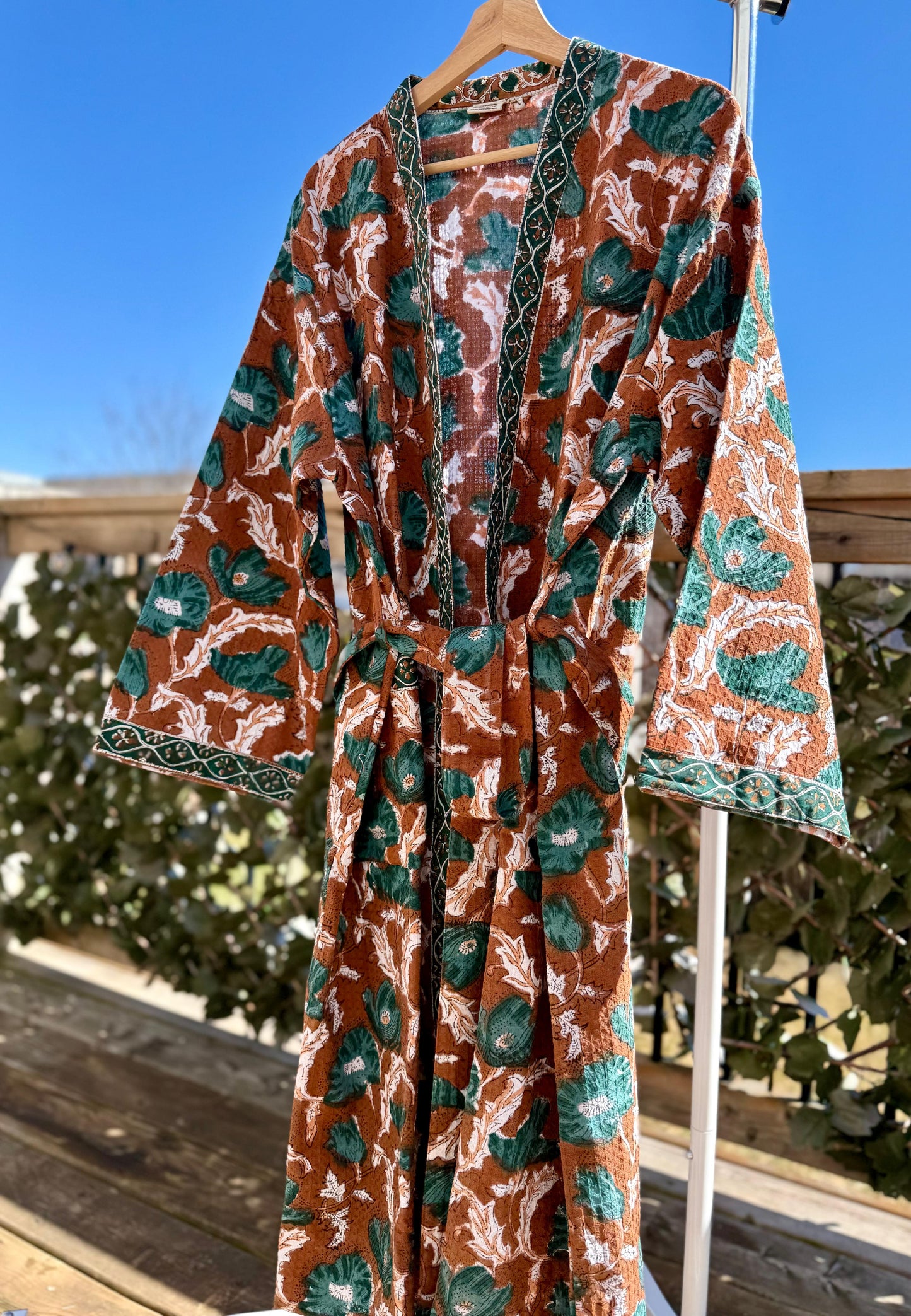 (New) Premium Waffle Cotton Bathrobe