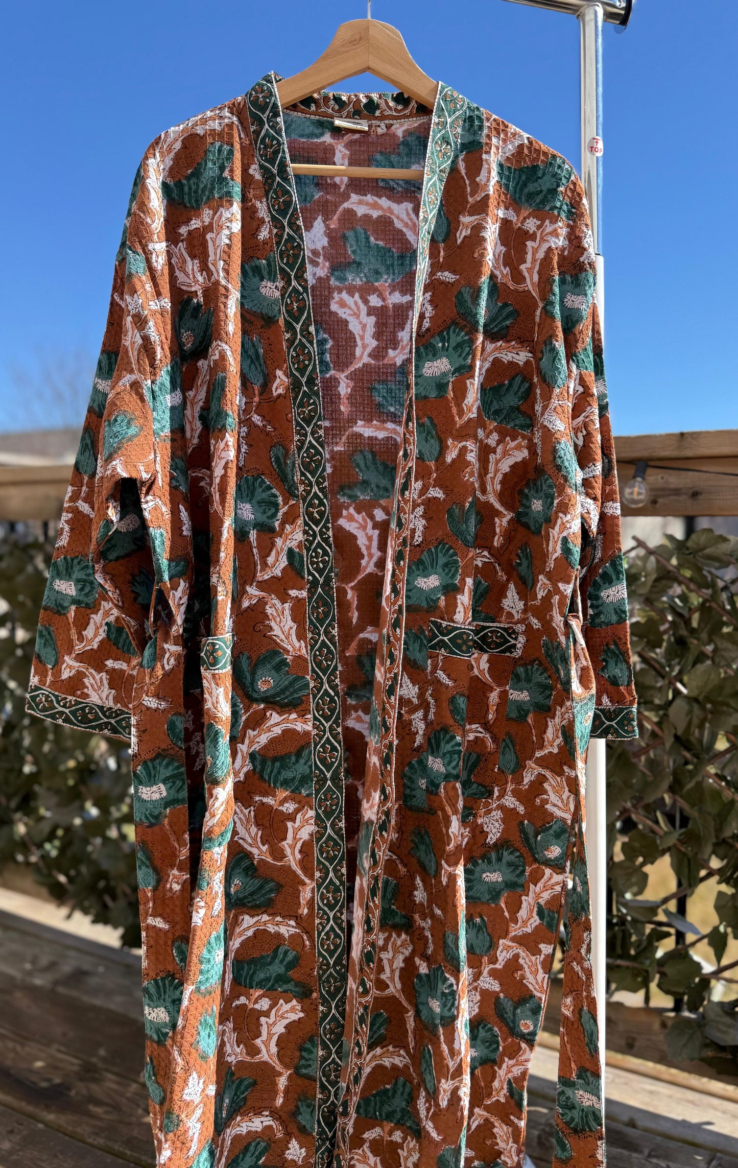 (New) Premium Waffle Cotton Bathrobe