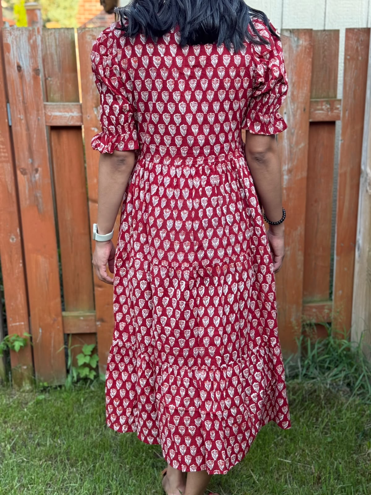 (New) Raaga Handblock Cotton Dress